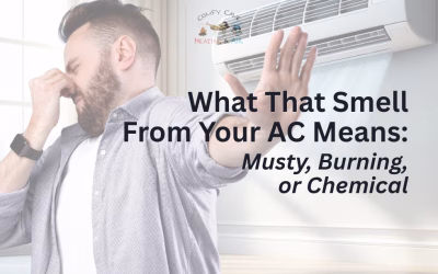 What That Smell From Your AC Means: Musty, Burning, or Chemical